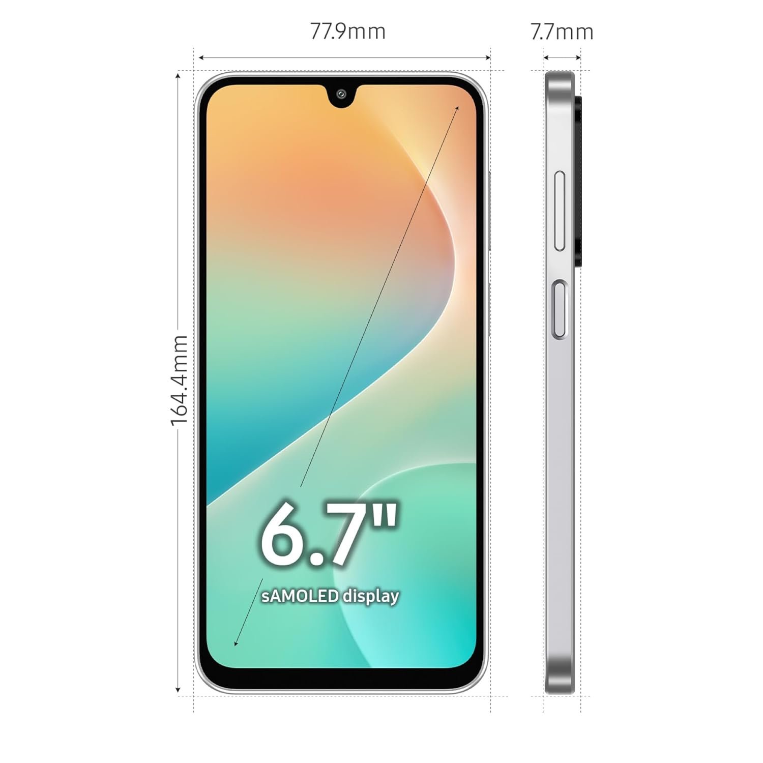 Samsung Galaxy M36 5G (Velvet Black, 6 GB RAM, 128 GB Storage)| Circle to Search| Google Gemini| Corning Gorilla Glass Victus+| 7.7mm Slim| AI Enhanced 50 MP OIS Triple Camera| Unmatched Nightography - Image 8