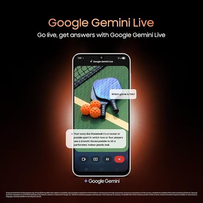 Samsung Galaxy M36 5G (Velvet Black, 6 GB RAM, 128 GB Storage)| Circle to Search| Google Gemini| Corning Gorilla Glass Victus+| 7.7mm Slim| AI Enhanced 50 MP OIS Triple Camera| Unmatched Nightography - Image 3